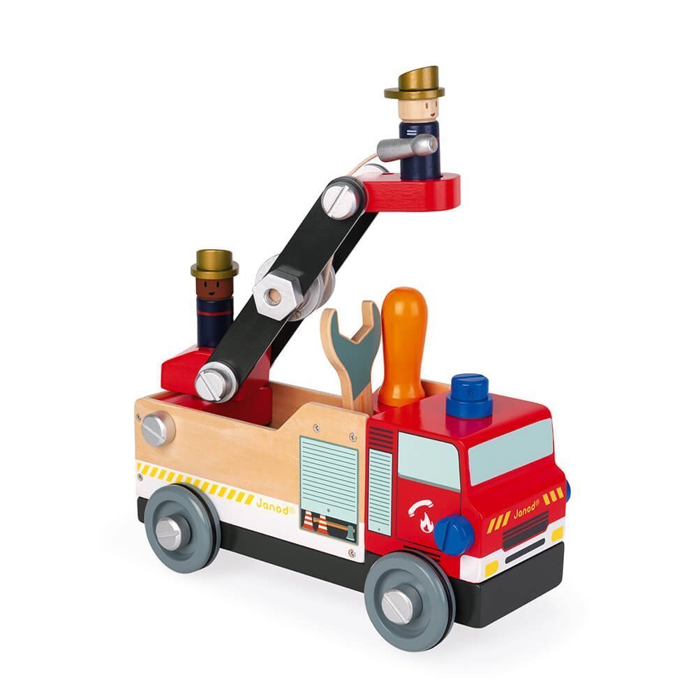 CAMION BOMBEROS MADERA JANOD 06469 45 PZAS - Imagen 2