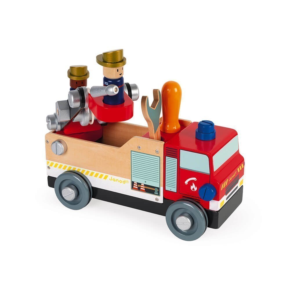 CAMION BOMBEROS MADERA JANOD 06469 45 PZAS - Imagen 3