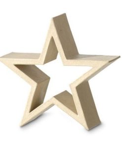 ESTRELLA MARCO CARTON MACHE EFCO 30X30X8 CM