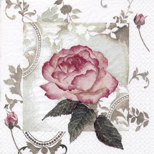 SERVILLETAS TI-FLAIR 343658 ROSA VINTAGE 20 UDS