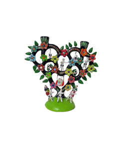 Árbol de Barro Betus forma de Corazón del Día de Muertos