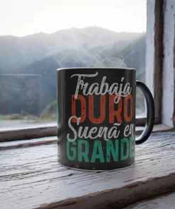 Paquete de 2 Tazas Mágicas con Frases Inspiradoras – Regalo Doble para Motivar y Celebrar