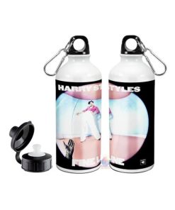 Botella Harry Styles Doble Tapa Deportiva Aluminio Mod 02