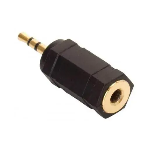 Conector Unión Plug 2.5mm Macho a Plug 3.5mm Hembra - Imagen 2