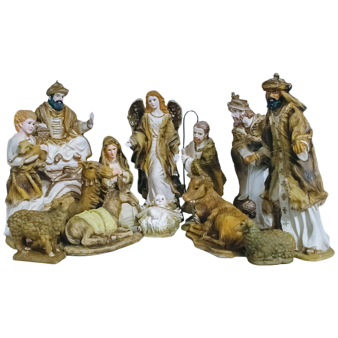 Nacimiento Tradicional Navideño de Resina - Imagen 2