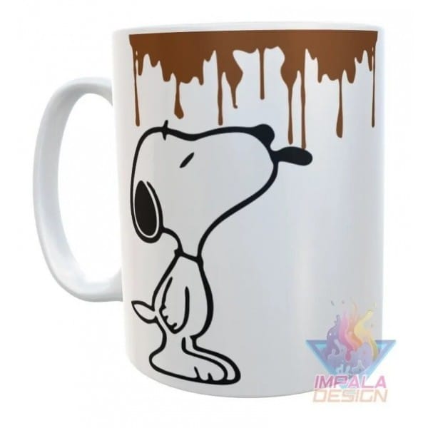Taza Snoopy Café Lengua Peanuts Cerámica - Imagen 2