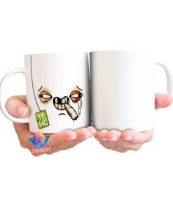 Taza Cerámica Desayuno Téhc Tetrahidrocannabinol Cannabis