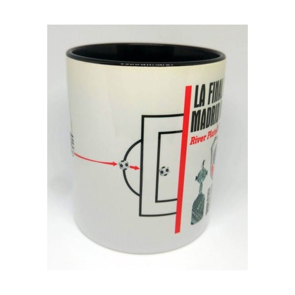 Taza River Plate Negra Gol Pity Martinez Libertadores 2018 - Imagen 4