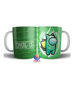 Taza Among Us Gamer Videojuego Cerámica Tripulante Impostor Mod 07