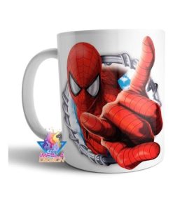 Spiderman Hombre Araña Taza De Cerámica Superhéroe