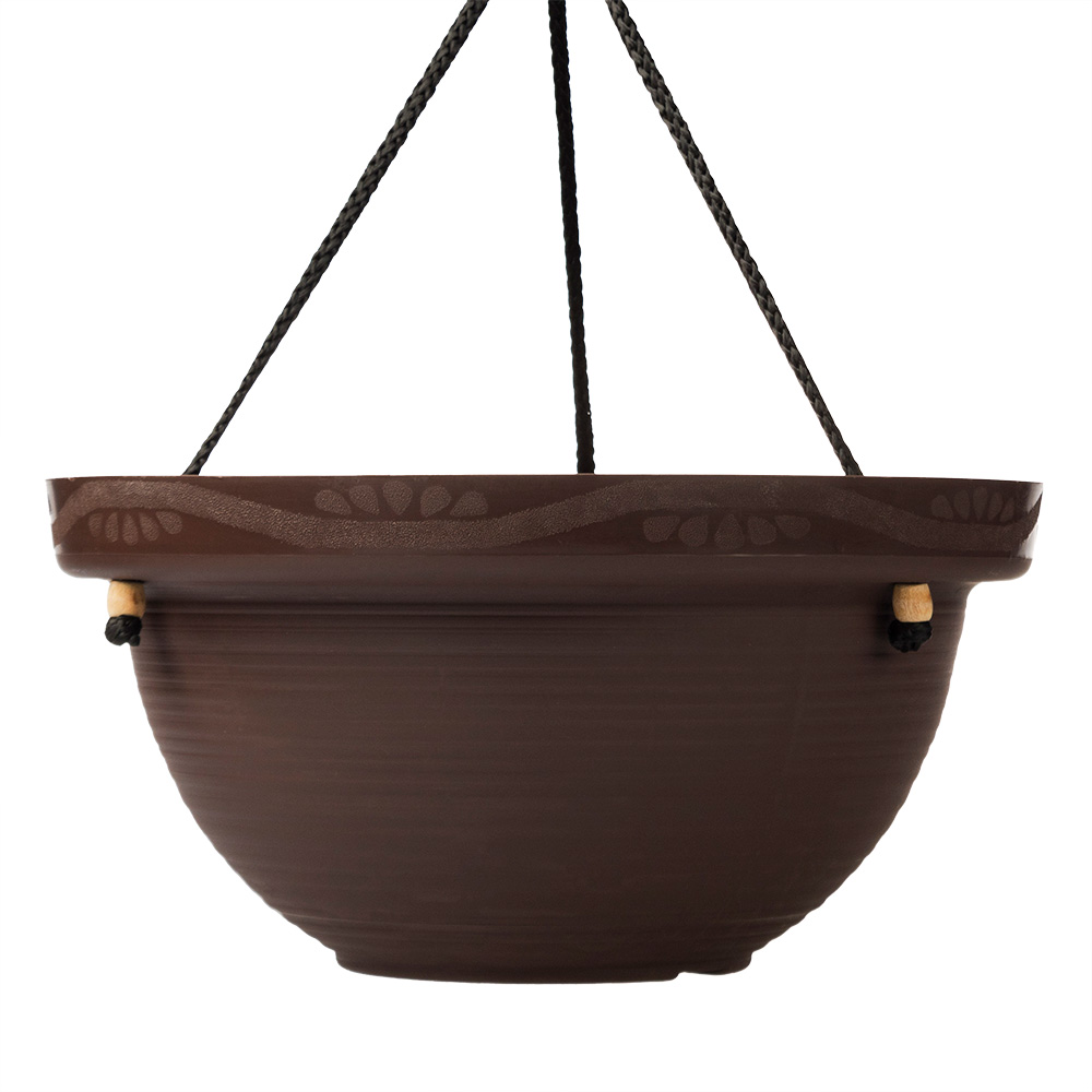 Maceta Colgante Chocolate 41.9cm Plástico La Ardilla - Imagen 3