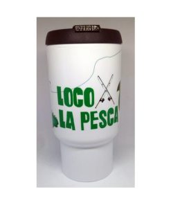 Jarro Termico Loco Por La Pesca Caña Reel Pescar