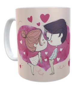 Taza Plástica Amor San Valentín Enamorados Corazón Love