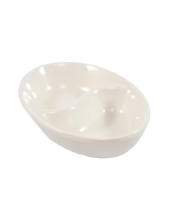 MOREWARE Salsera de Melamine 2 Divisiones – 11.4 x 7.3 cm