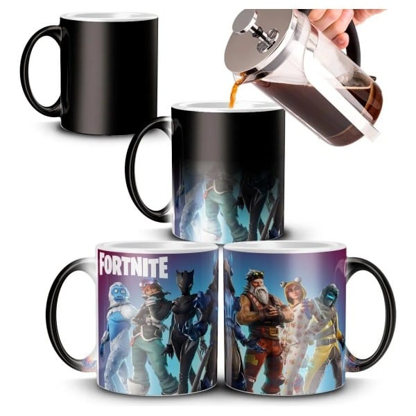 Taza Mágica Fortnite Juego Battle Royale Videojuego Gamer Mod 02 - Imagen 3