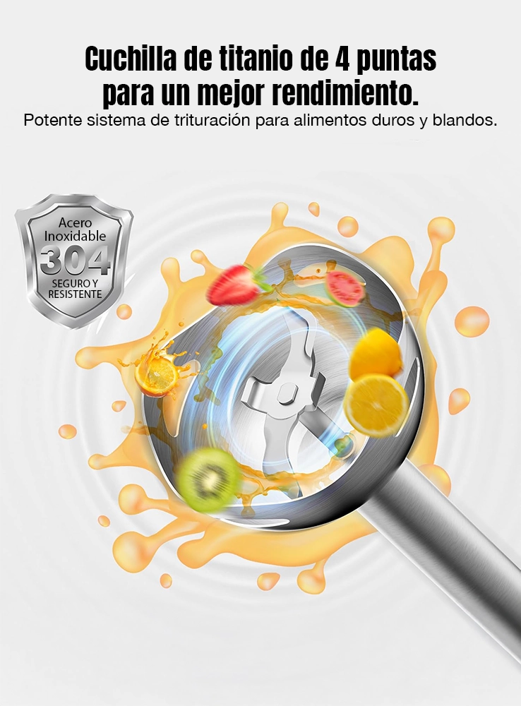 Batidor Licuador de Inmersión Hand Blender - Imagen 5