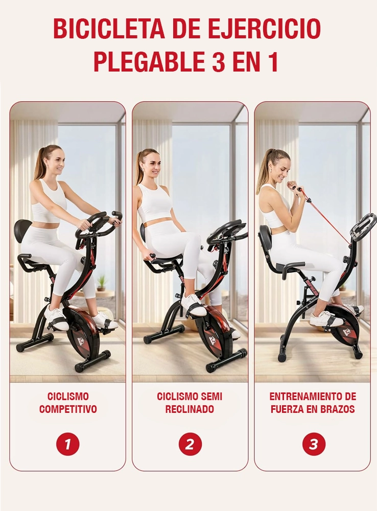 Bicicleta Estática Plegable Slim Bike - Imagen 3