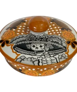 Tortillero Fondo Tradicional Con Catrina Cempasuchil