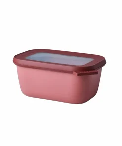 Táper Cirqula rectangular 750 ml malva