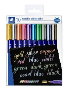 MARCADOR STAED 8325TB10 CALIGRAFICO METALICO 10COL.