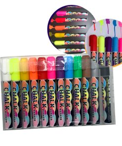 MARCADOR CHALK ACRILICO GRUESO *12 COLORES