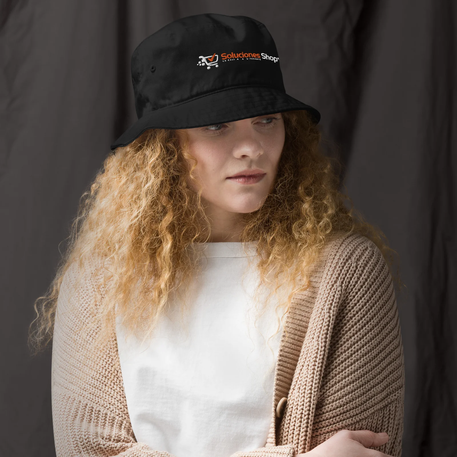 Gorro pescador orgánico | Con personalizado en bordado o DTF - Imagen 2