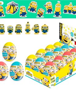 Huevo sorpresa Brickell Minions con mini jalea S/A x12ud
