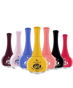 Esmalte uñas Vogue efecto gel color 14ml x6ud