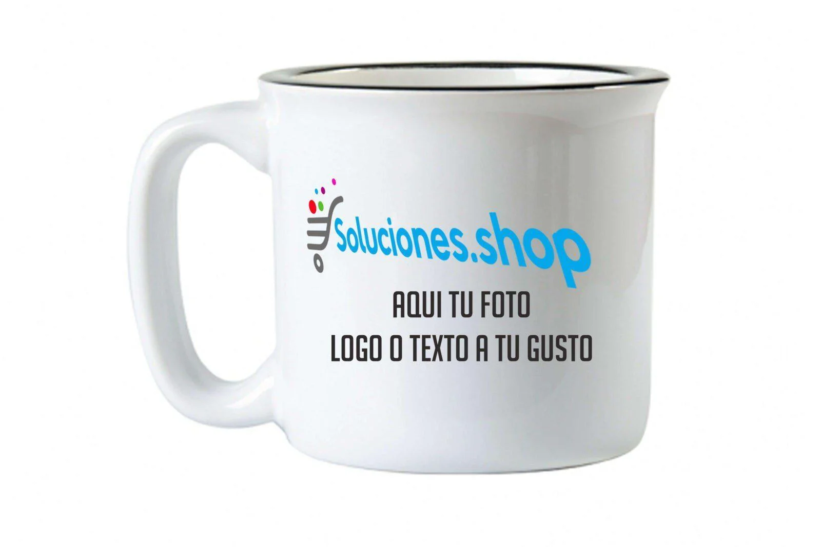 Taza de Cerámica Esmalte 10 oz Personalizada - Imagen 4