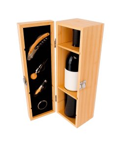 HO 189 SET DE VINO FLEUR (BAMBU / METAL / BAMBÚ / HO-189 / HO189)