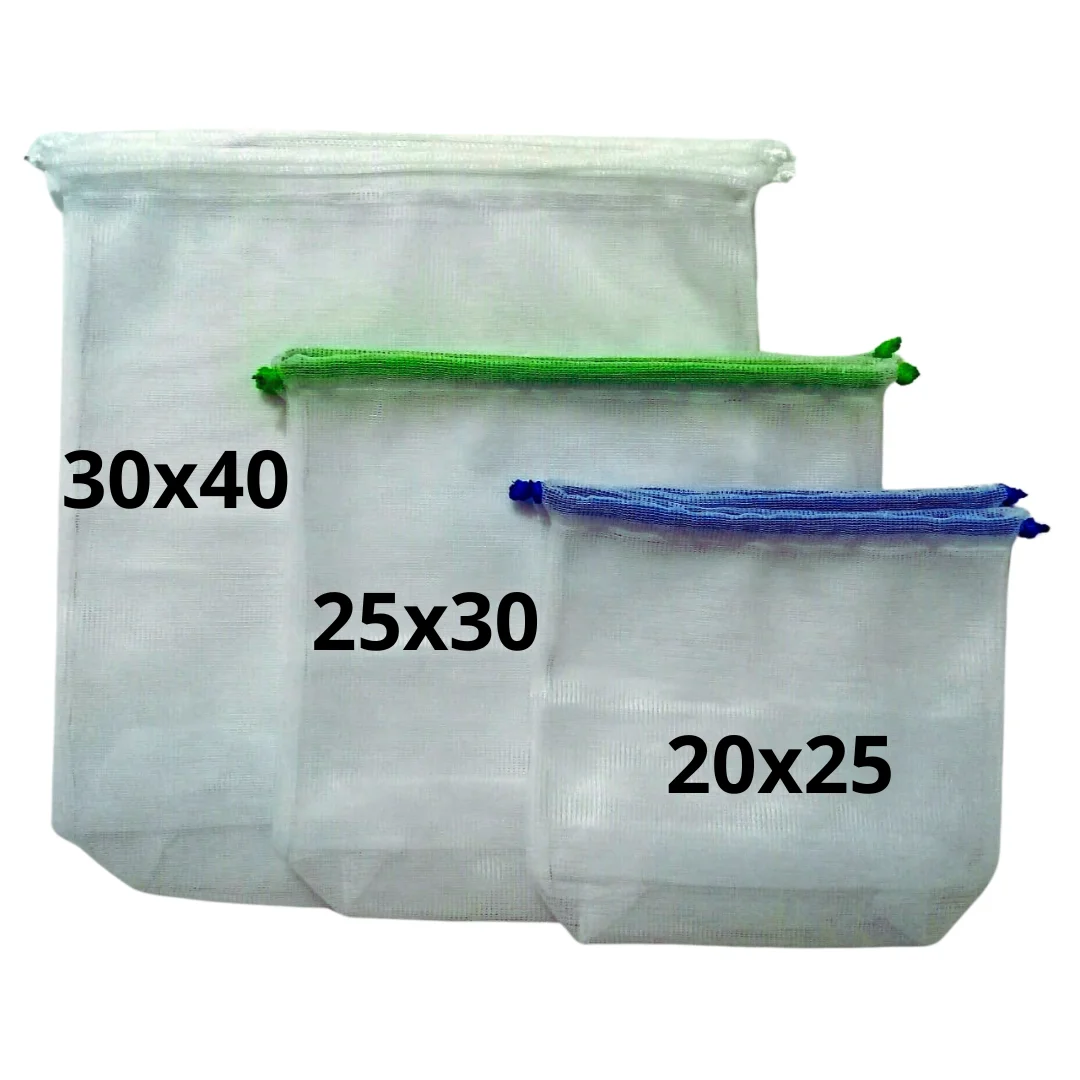 Kit Bolsas para Mercar Frutas y Verduras X24 Bolsas - Imagen 3