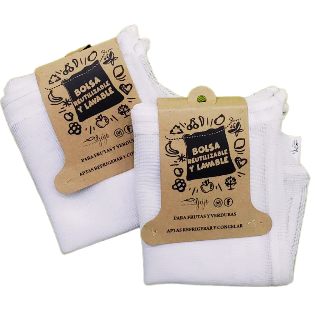 Kit Bolsas para Mercar Frutas y Verduras X24 Bolsas - Imagen 5