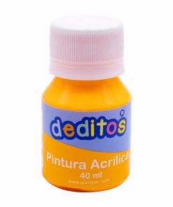 Pintura Acrílica Color Neón Naranja DEDITOS 40Ml