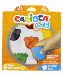 Crayón Pre Escolar Baby Teddy CARIOCA X6 Uds