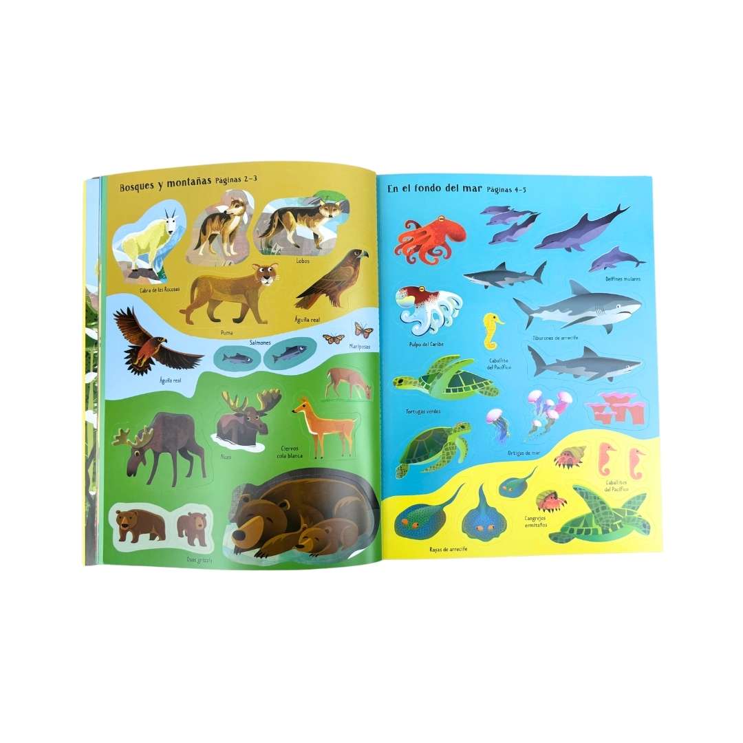 Animales Salvajes – Mi primer libro de Pegatinas - Imagen 3